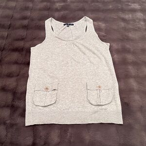 GAP Sweater Vest with Front Pocket Accents - Gray (XS) - NWOT